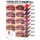 Карандаш для губ стойкий 2в1, набор 9 шт. B.COLOUR PROFESSIONAL CAPSULE