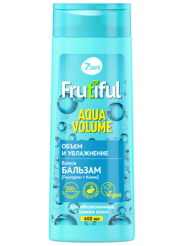 Бальзам для волос объем и увлажнение AQUA VOLUME