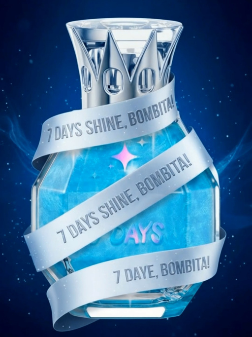 Духи женские с шиммером цитрусовые, 50 мл 7DAYS