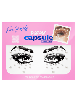 Стразы для лица и волос самоклеящиеся, FACE JEWELS B.COLOUR PROFESSIONAL CAPSULE