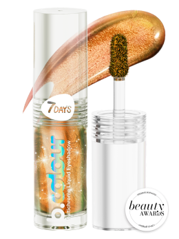 Тени для век жидкие блестящие хамелеон / 03 AMBER