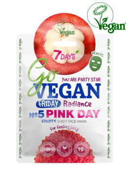 Маска для лица тканевая fruity Friday PINK DAY