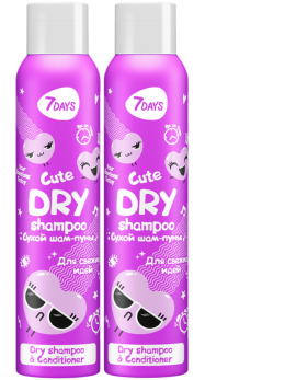 Сухой шампунь для волос, набор 2 шт "Для свежих идей"