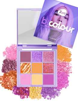 Тени для век, палетка Violet Macarons 01