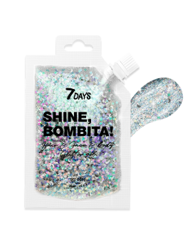 Глиттер для волос, лица и тела /902 Dope