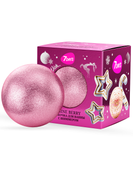 Бомбочка для ванны с ароматом 7DAYS SHINE BERRY