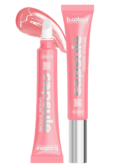 Блеск для губ зеркальный с 3D эффектом 01, B.COLOUR PROFESSIONAL