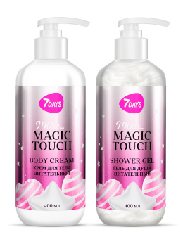 Гель для душа, крем для тела, набор 7DAYS MAGIC TOUCH