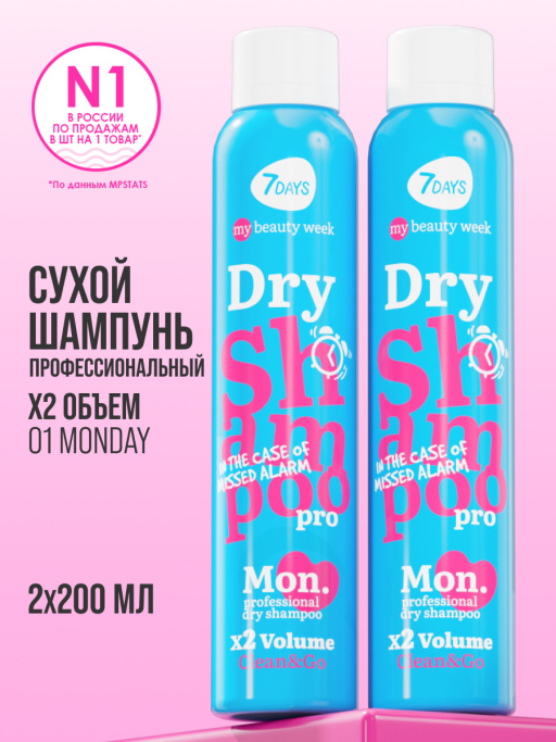 Сухой шампунь, набор 2 шт 