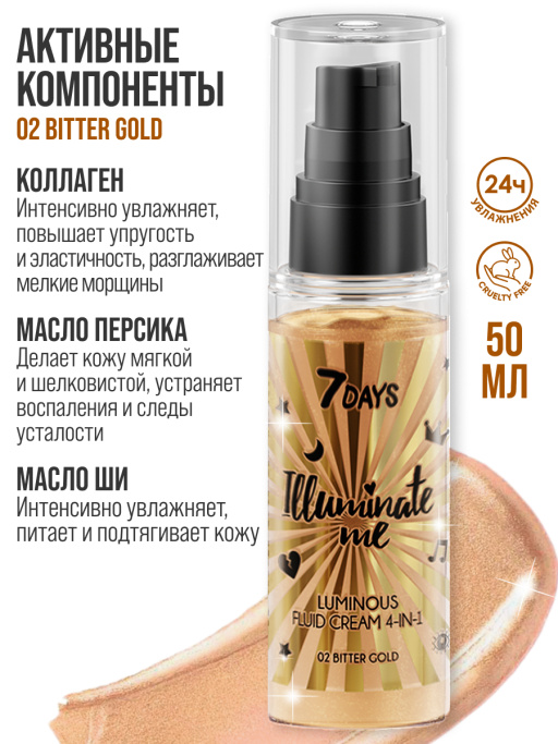 Праймер для лица 4-в-1 крем-флюид