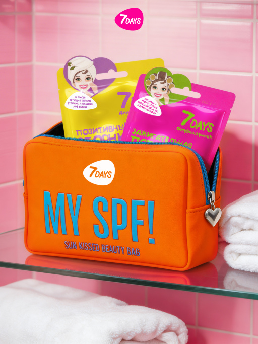 Косметичка женская, органайзер для косметики, SUNCARE, 22х7х16см