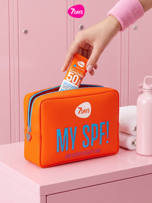 Косметичка женская, органайзер для косметики, SUNCARE, 22х7х16см