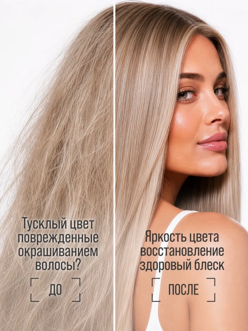 Бальзам  для волос для стойкости цвета ЯРКОСТЬ И ЛАМИНИРОВАНИЕ