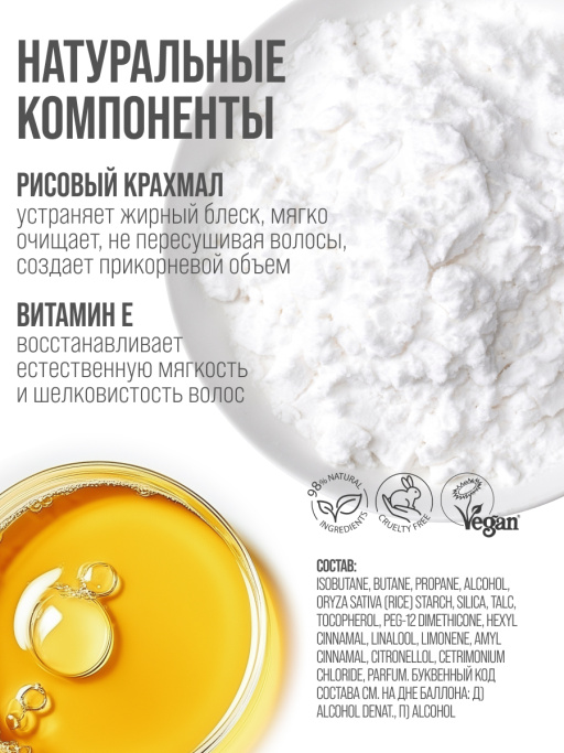 Сухой шампунь, набор 2 шт 