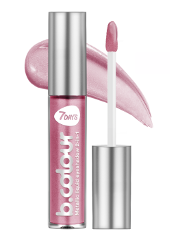 Тени для век жидкие блестящие с эффектом металлик / 01 SOFT PINK