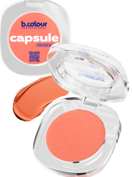 Румяна для лица муссовые / 02 Just peachy, B.COLOUR PROFESSIONAL CAPSULE