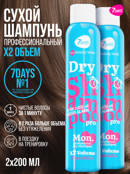 Сухой шампунь, набор 2 шт 