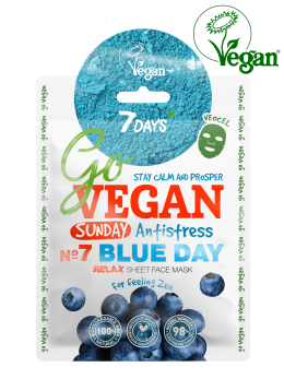 Маска для лица тканевая relax Sunday BLUE DAY