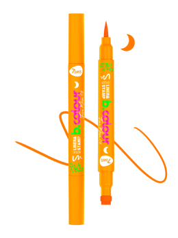 Подводка для лица и тела + штамп 2в1 светящаяся UVglow / 03 FIRE MOON