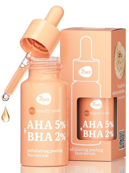 Сыворотка для лица 7DAYS с кислотами AHA+BHA