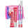Подарочный набор B.COLOUR PROFESSIONAL (сетка роз.косм., 04 пом.мус, 210 кар.для губ)