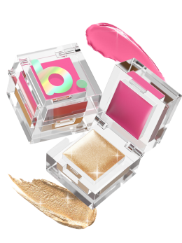 Бальзам для губ, румяна, хайлайтер для лица 3в1 / 02 FROM ME TO YOU